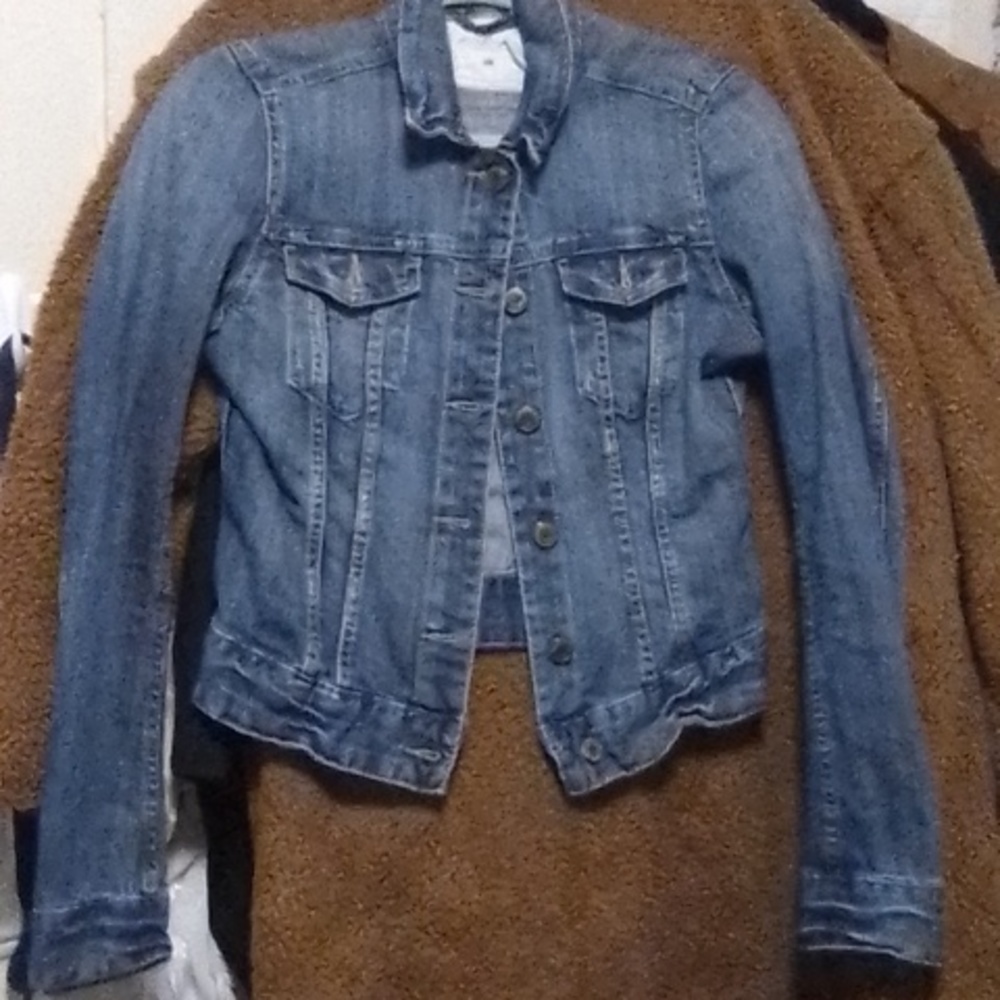 Dark denim jean jacket